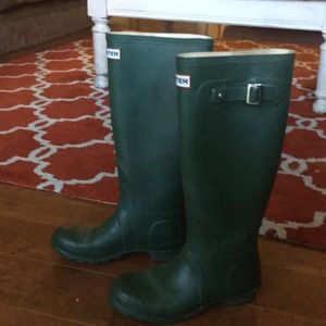 Hunter green Hunter boots